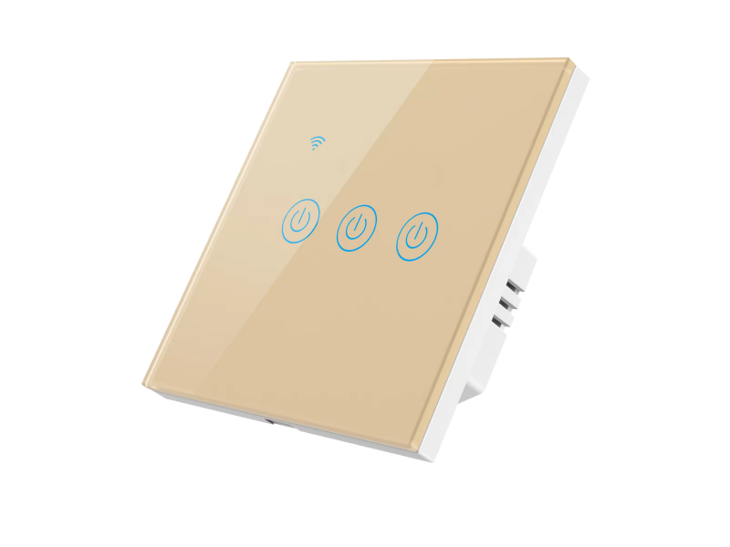 Tuya Smart Switch WiFi 1 2 3 4 Gang Tempered Glass Touch Wall Light Switches Alexa Google Home
