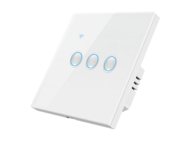 1 Gang WiFi Touch Switch Relay Type With/Without Neutral Wire EU UK CN