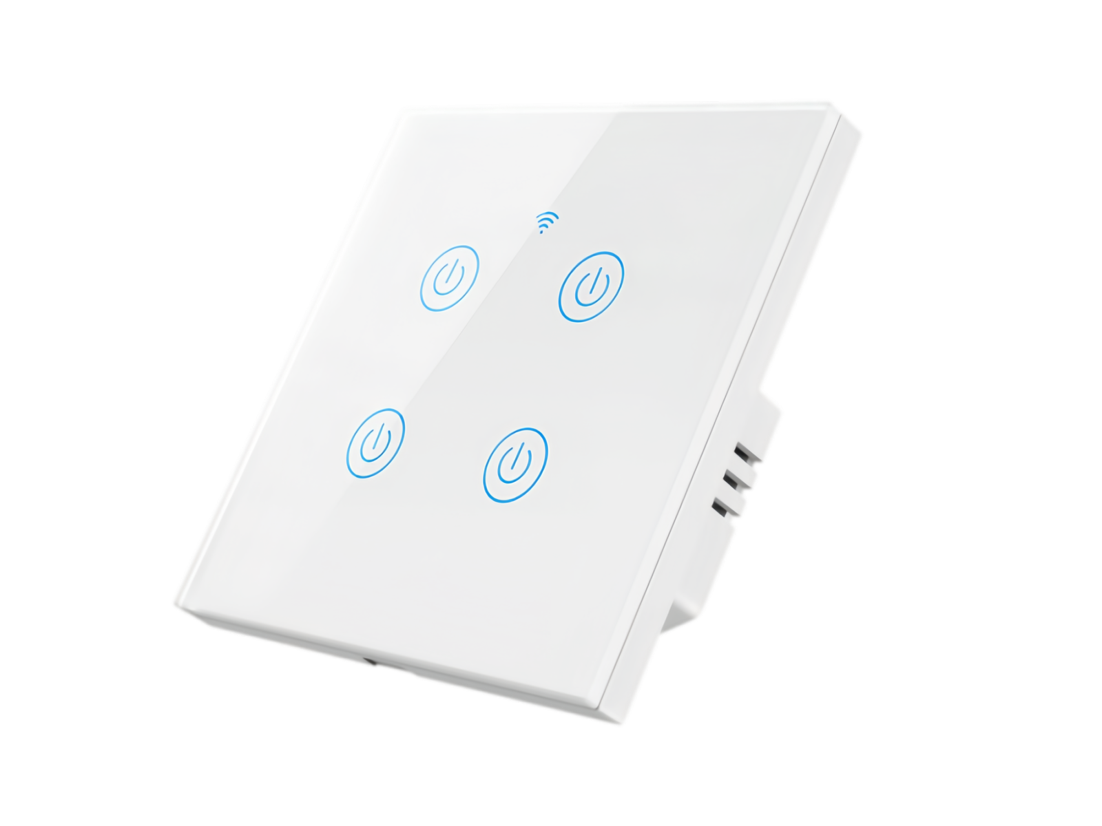 ZigBee Tempered Glass Smart Touch Wall Switch, EU UK, Alexa & Google Home