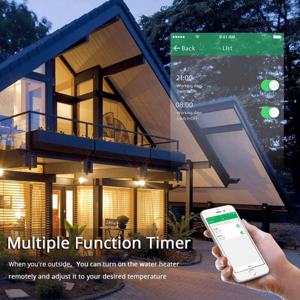 Home automation water heater smart switch of 40A
