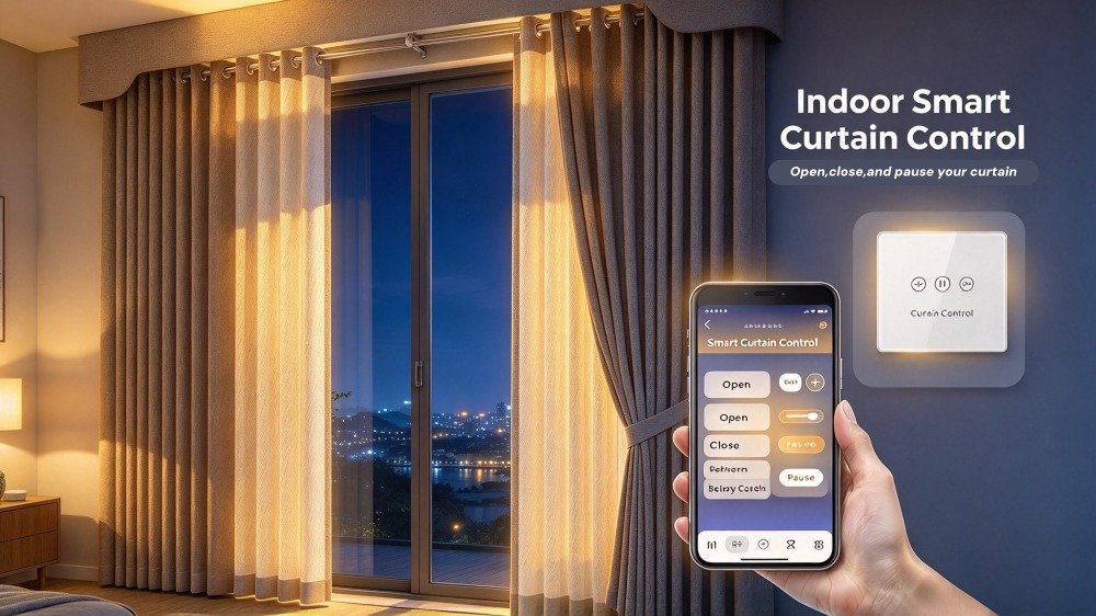 LUMETIQ smart curtain control overview