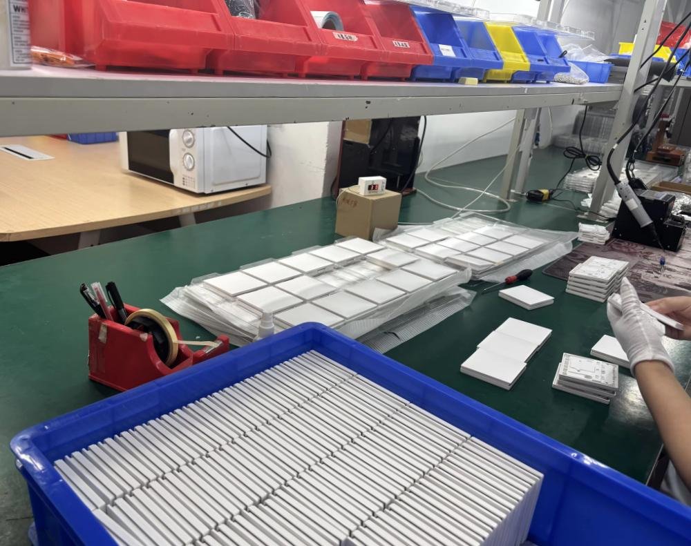 quality control and aging test for Zigbee smart wall switches